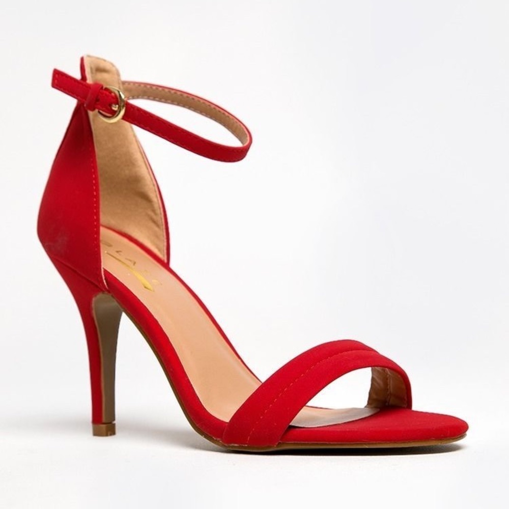 Cranberry Ankle Strap Heels